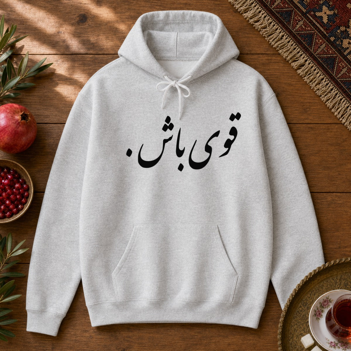 Ghavi Bash Hoodie - Ash