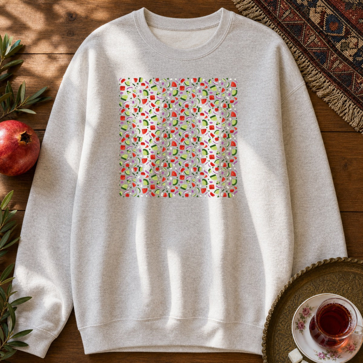 Salad Shirazi Sweatshirt - Ash