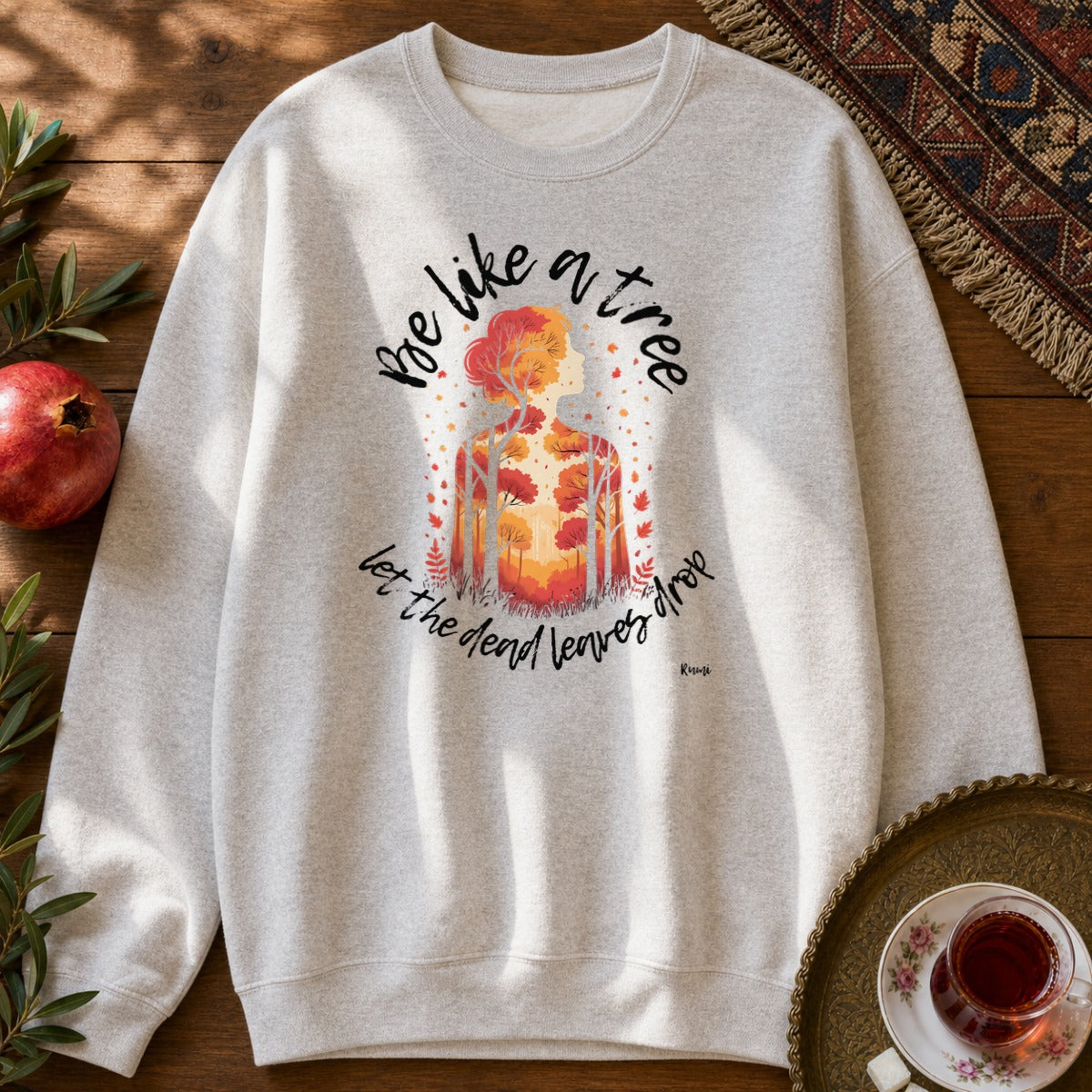 Be Like a Tree Sweatshirt - Ash