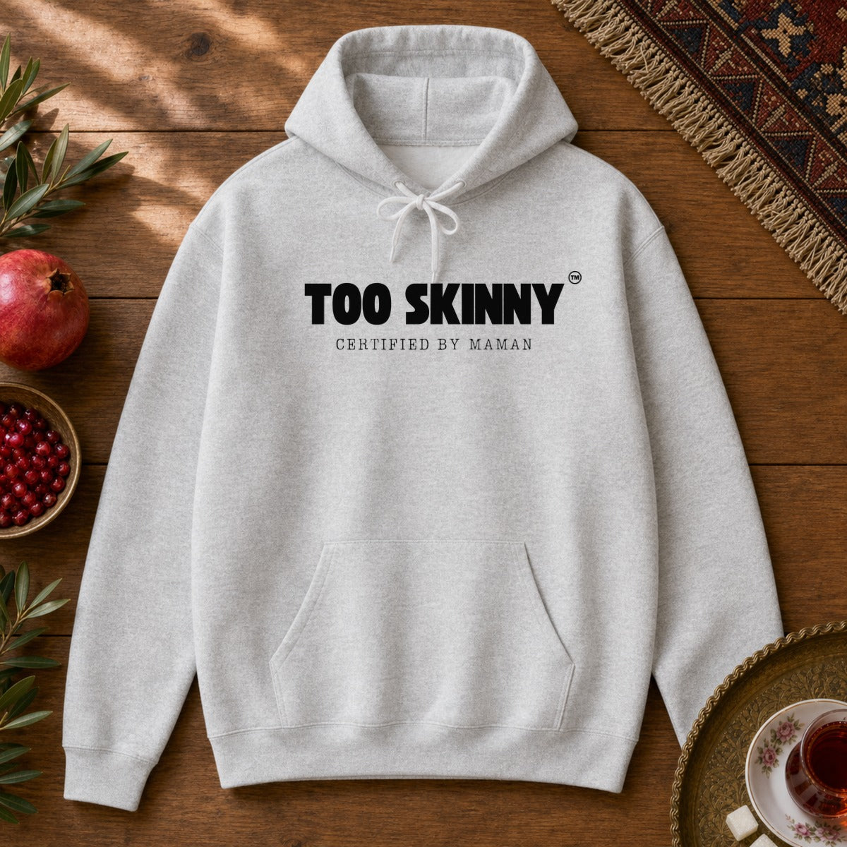 Too Skinny Hoodie - Ash