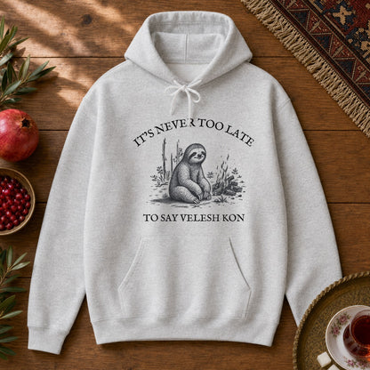 Velesh Kon Sloth Hoodie - Ash