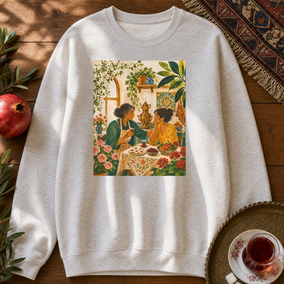 Maman's Kitchen Sweatshirt - Ash
