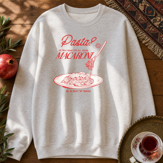 It's All Macaroni Sweatshirt - Ash