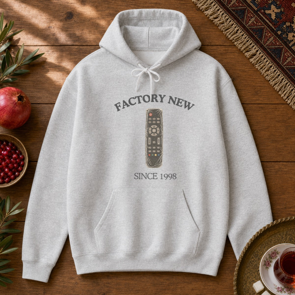 Wrapped Remote Hoodie - Ash