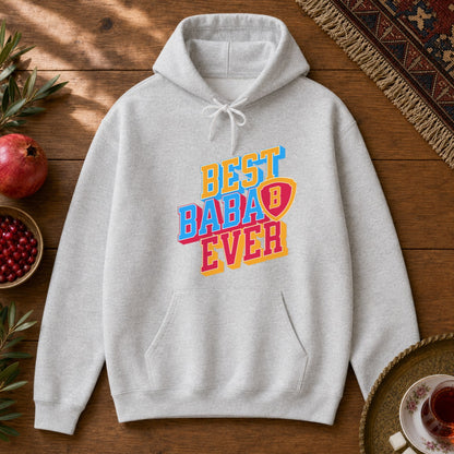 Best Baba Ever - Shield Hoodie - Ash