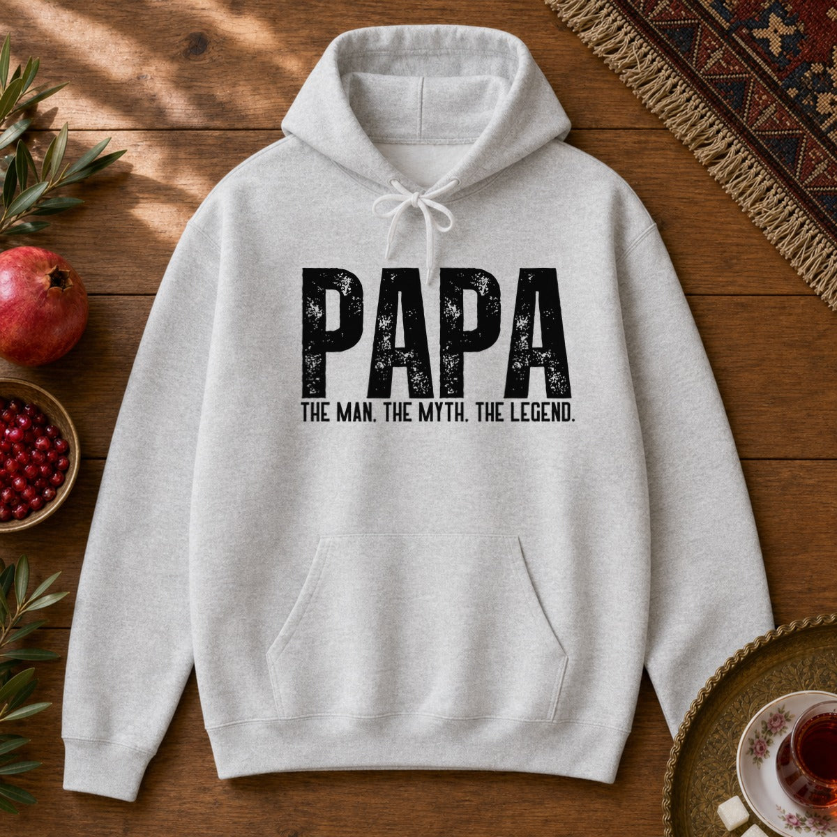 Papa, the myth Hoodie - Ash