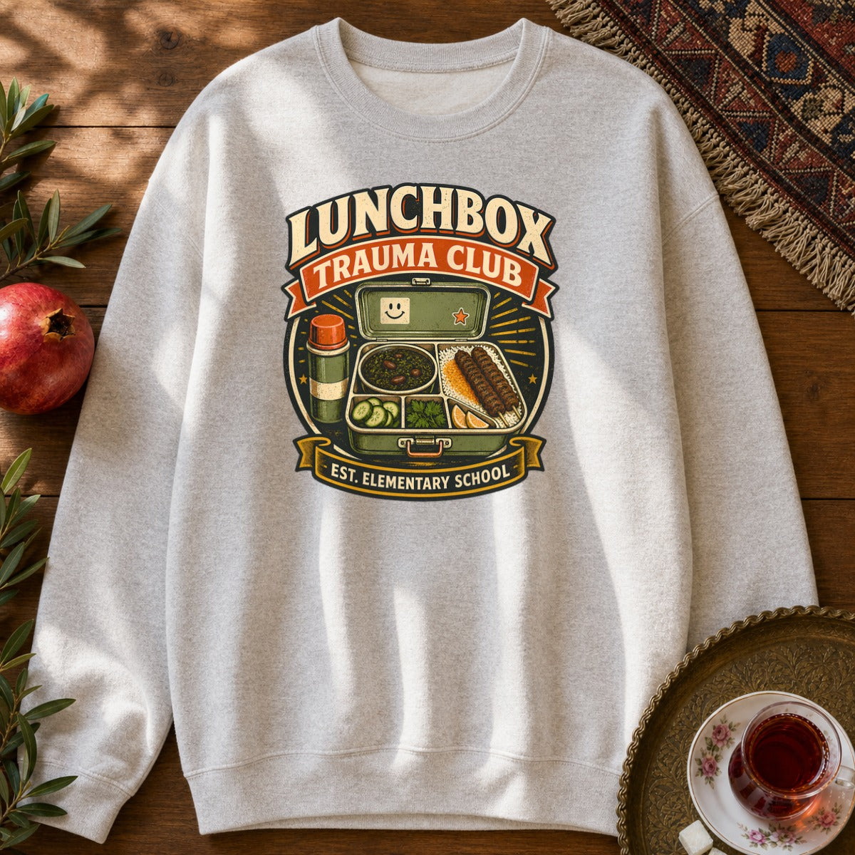 Lunchbox Trauma Club Sweatshirt - Ash