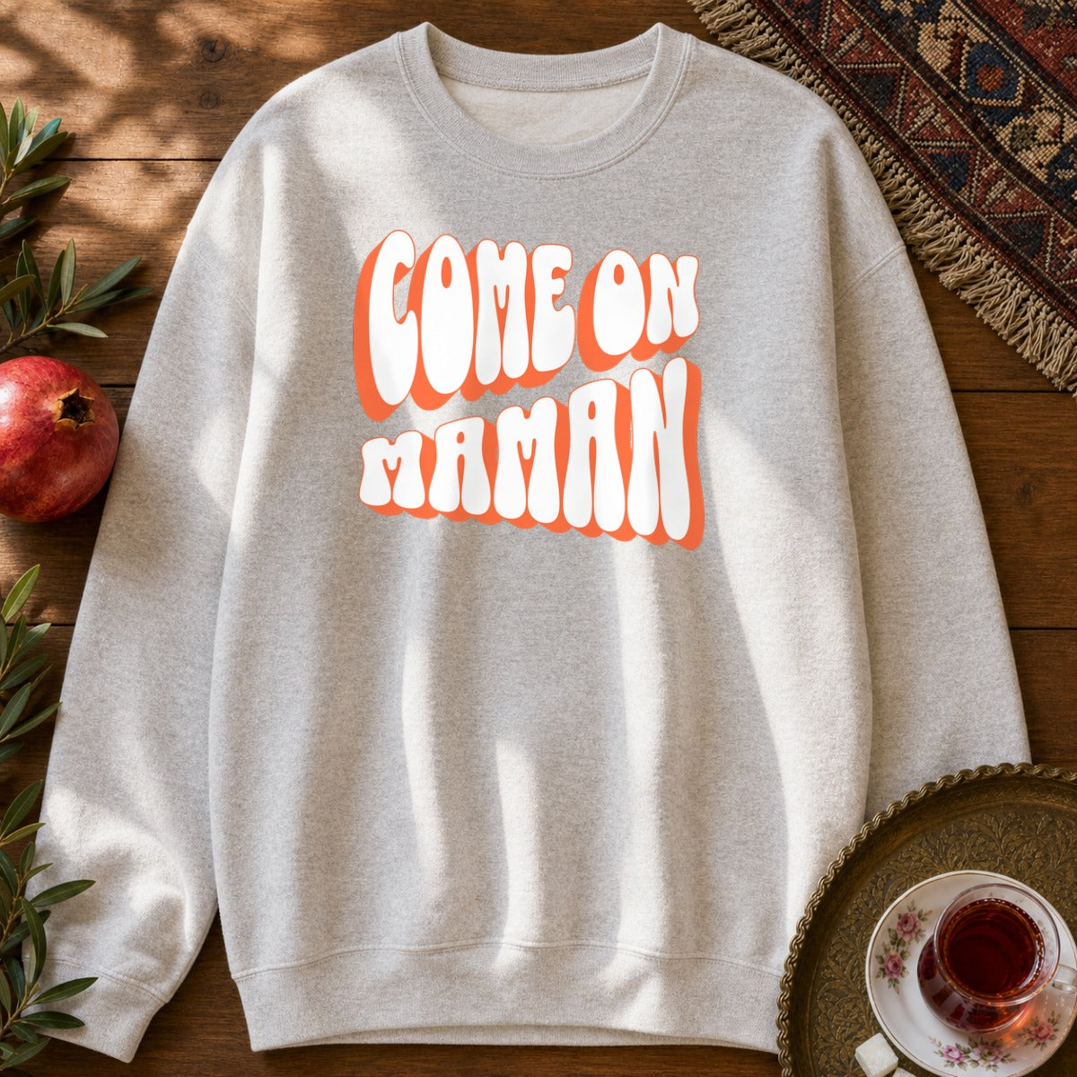 Come On Maman Sweatshirt - Ash