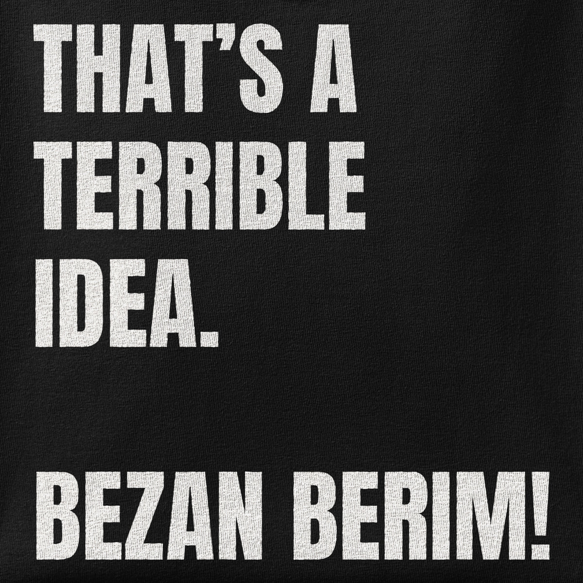 Close-up of the Bezan Berim print showing ink detail on the fabric