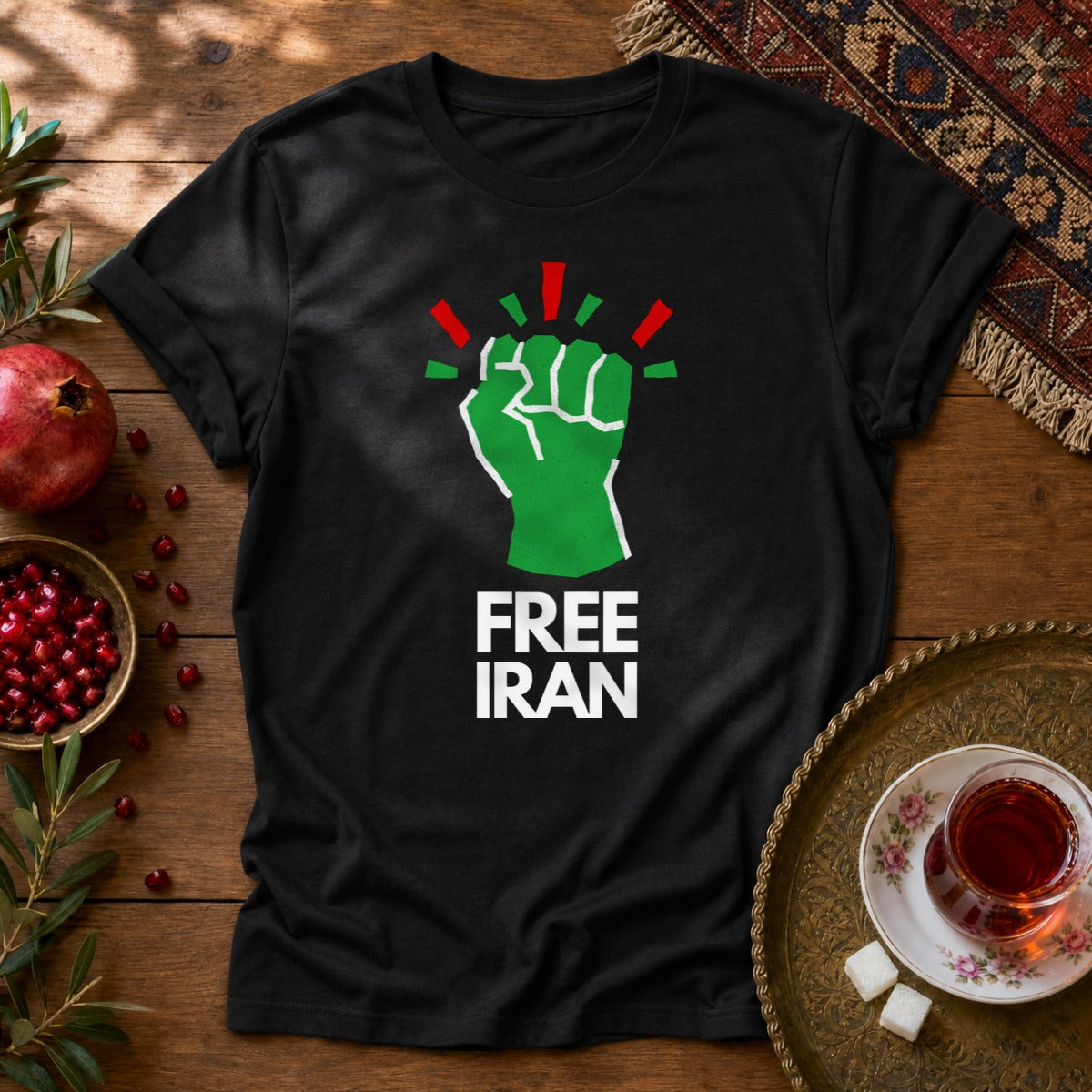 Free Iran Unisex T-Shirt - Black