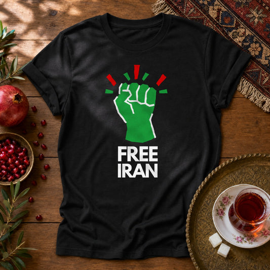 Free Iran Unisex T-Shirt - Black