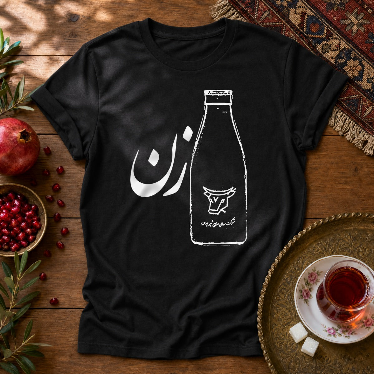Shirzan Unisex T-Shirt - Black