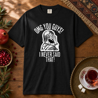 I Never Said That - Cyrus the Great Premium Tee - Black