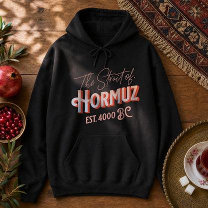 The Strait of Hormuz Hoodie - Black