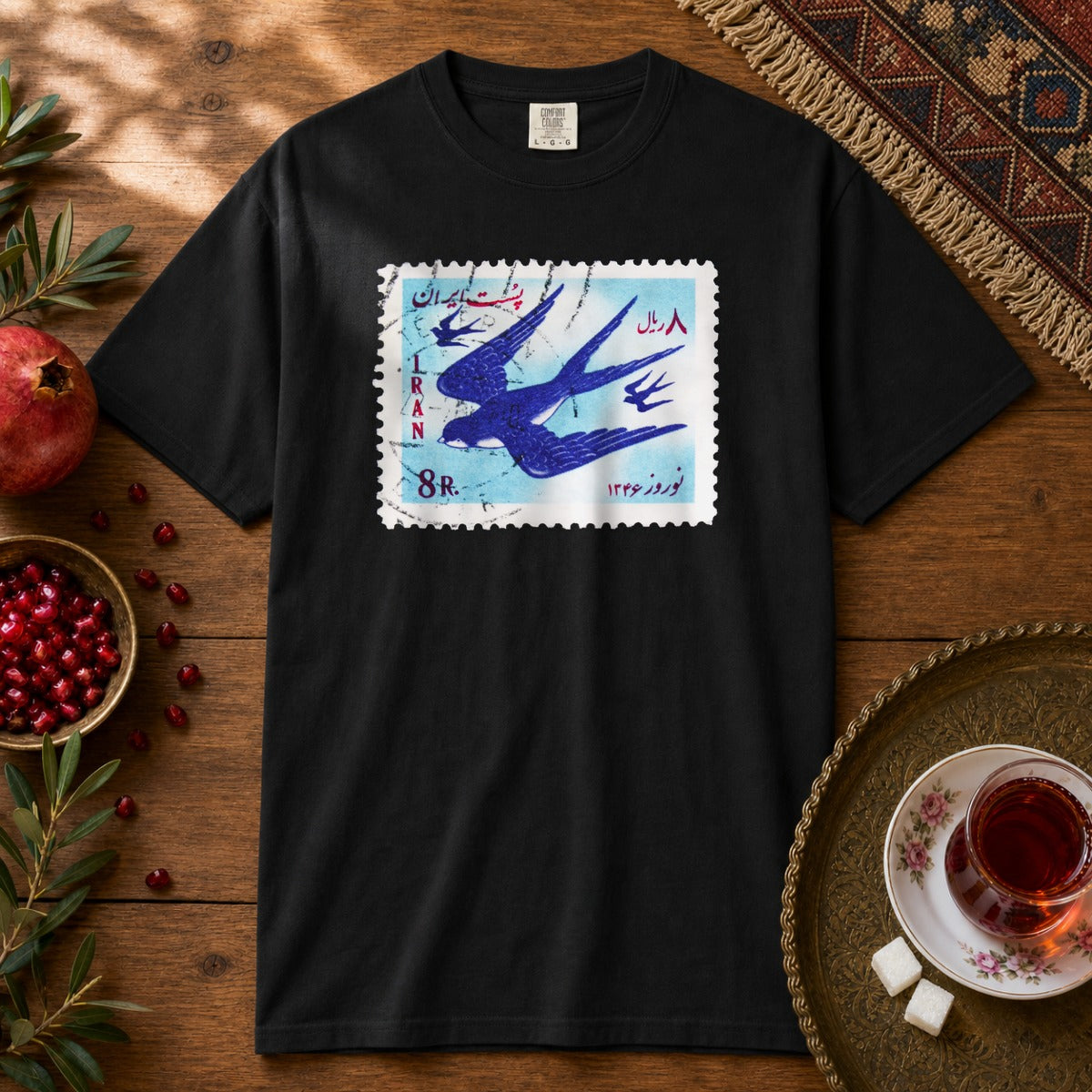 Nowruz Parastoo Premium Tee - Black