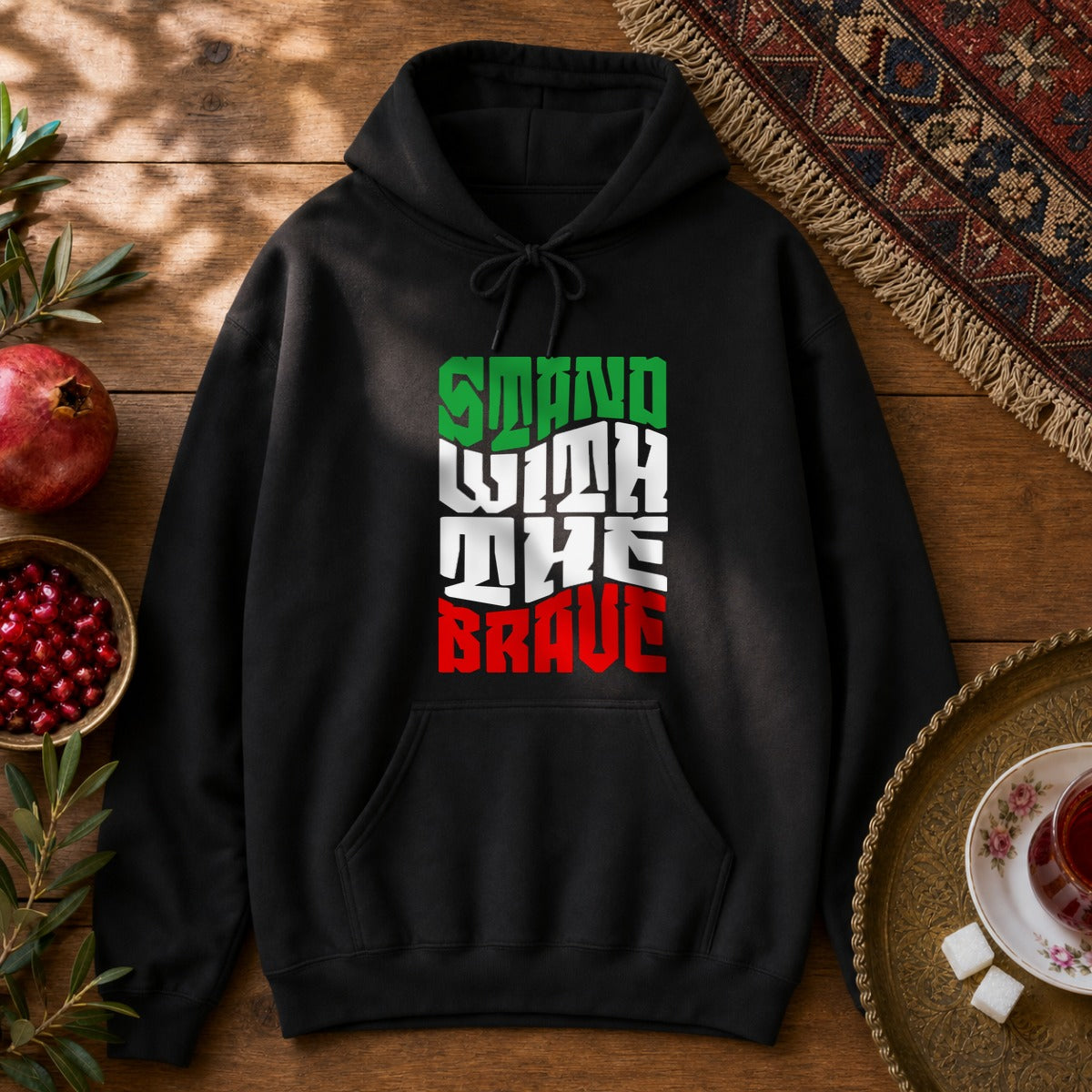 Stand with the Brave Hoodie - Black