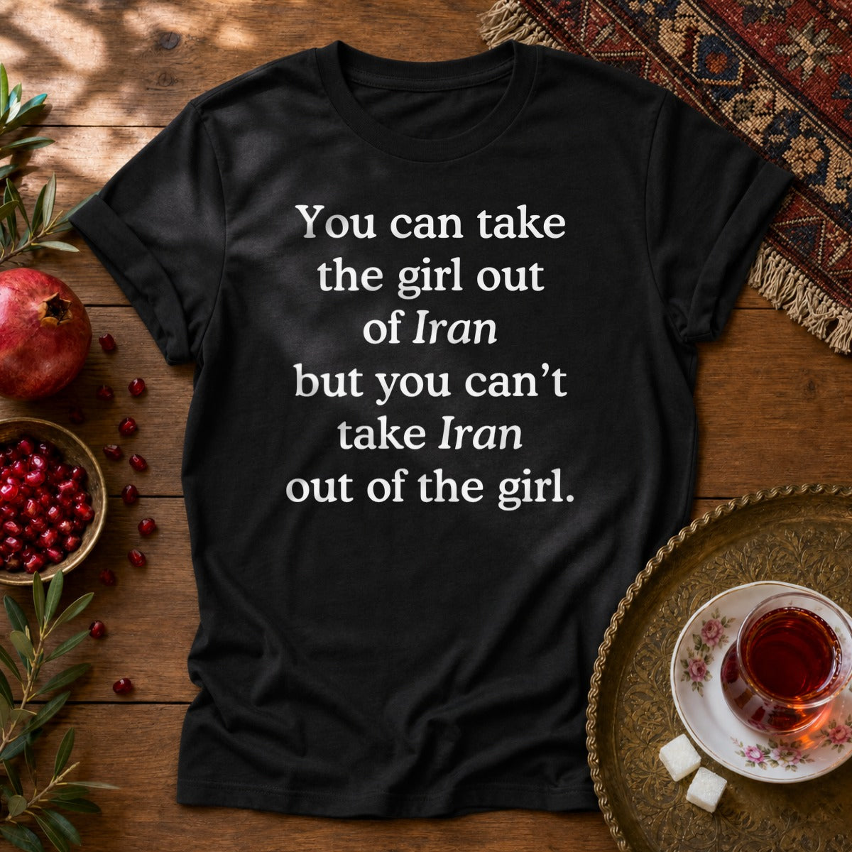 Girl out of Iran Unisex T-Shirt - Black