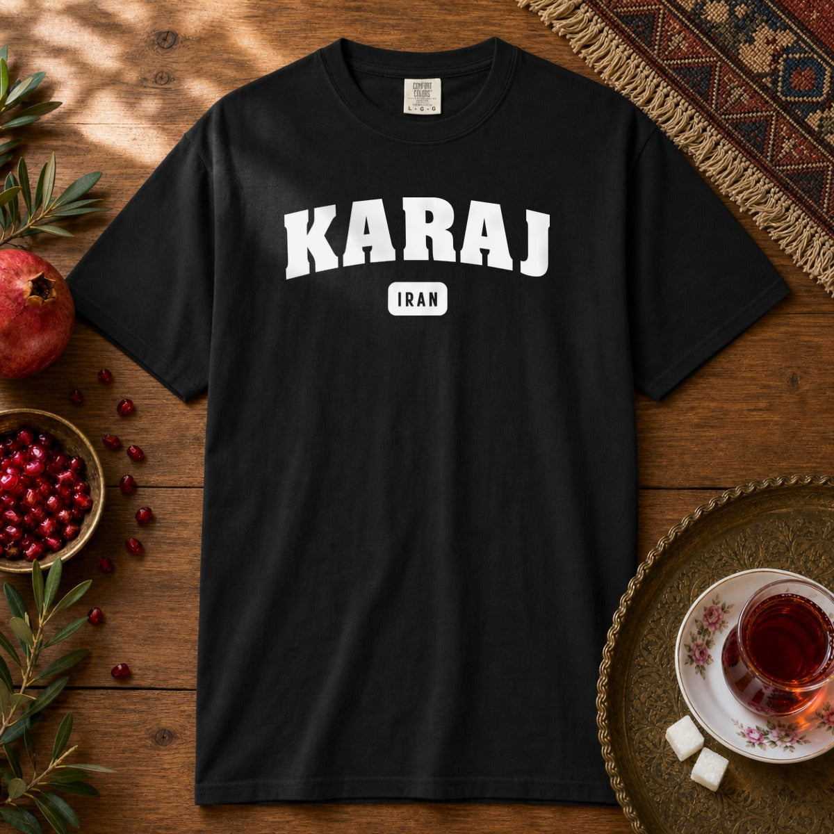 Karaj Premium Tee - Black