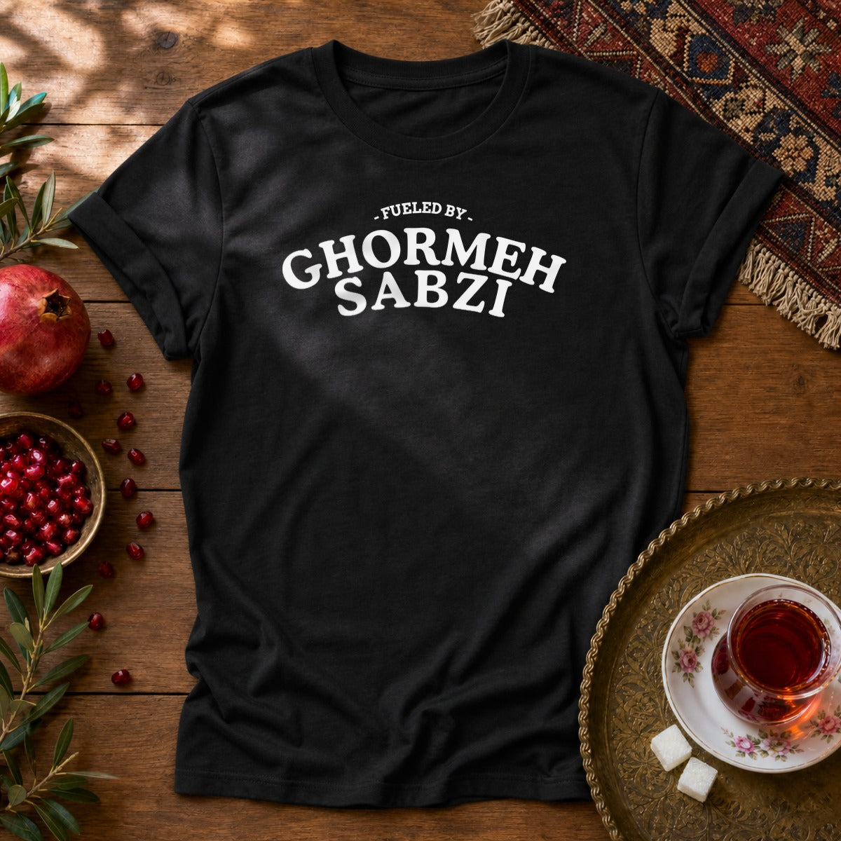 Fueled by Ghormehsabzi Unisex T-Shirt - Black