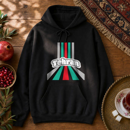 Retro Tehran Hoodie - Black