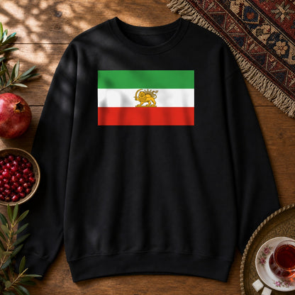 Shir-o-Khorshid (Lion & Sun) Sweatshirt - Black