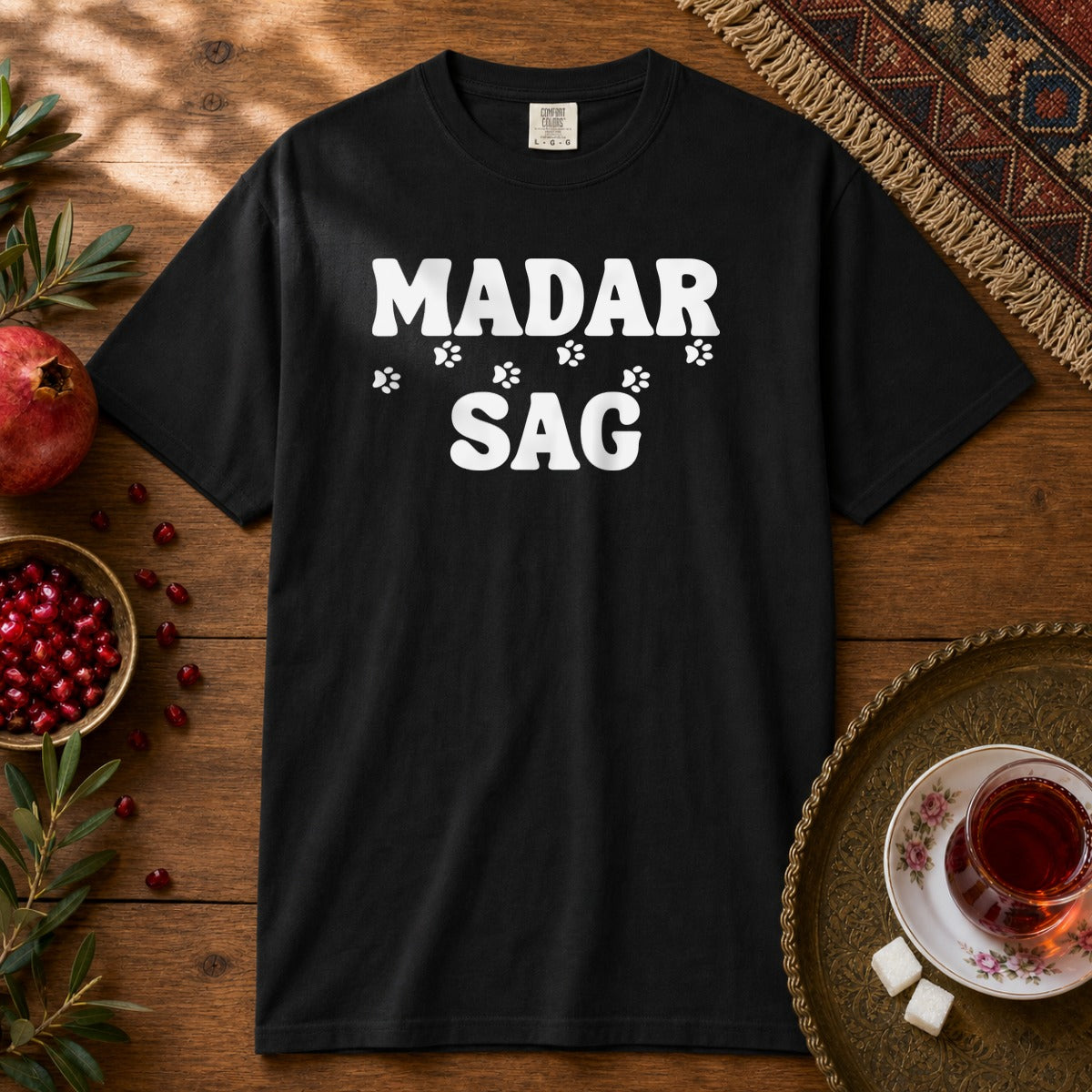 Madar Sag Premium Tee - Black