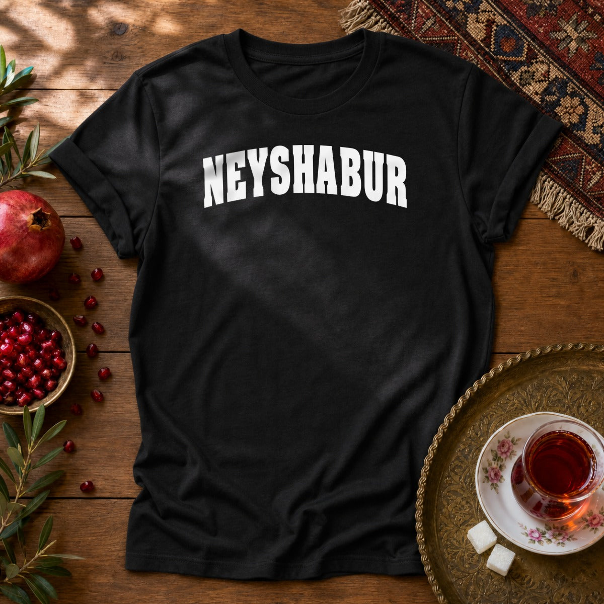 Neyshabur Unisex T-Shirt - Black