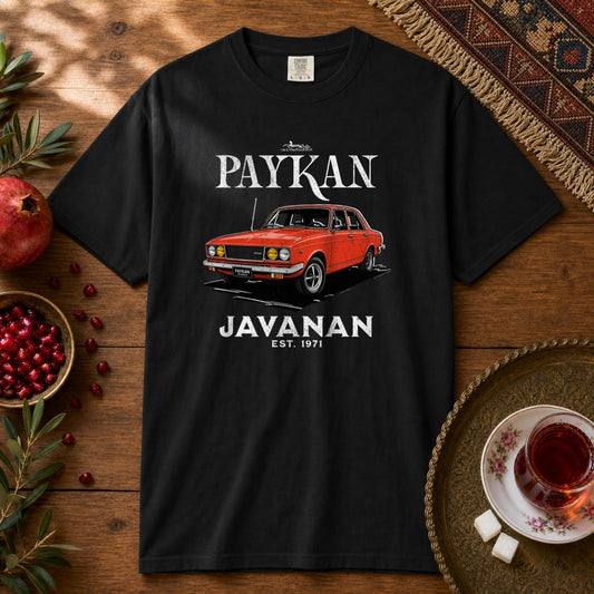 Paykan Javanan Premium Tee - Black