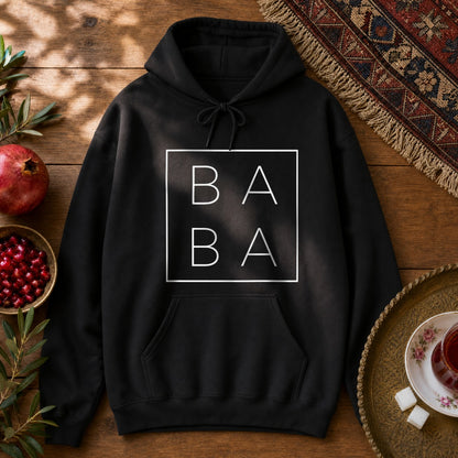 Baba Minimal Hoodie - Black