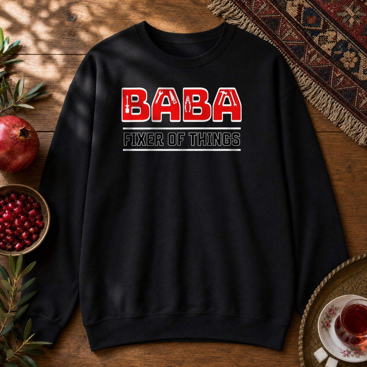 Fixer Baba Sweatshirt - Black