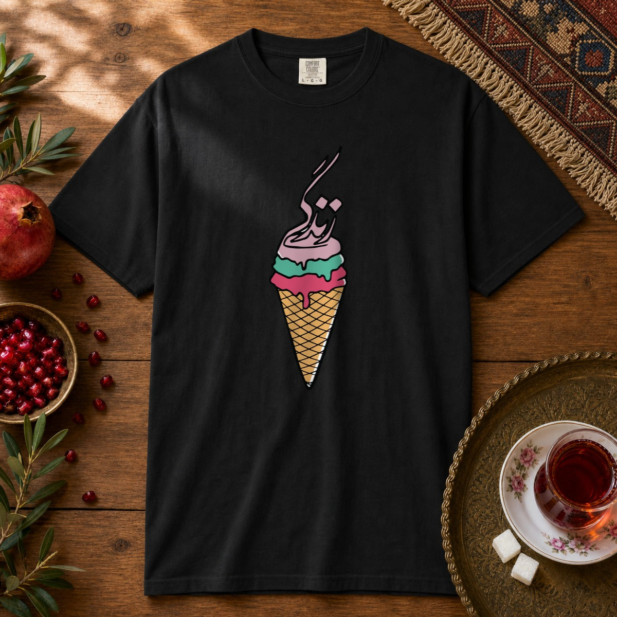 Life Ice Cream Premium Tee - Black