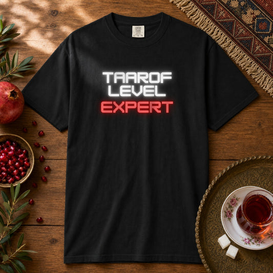Taarof Level Expert Premium Tee - Black