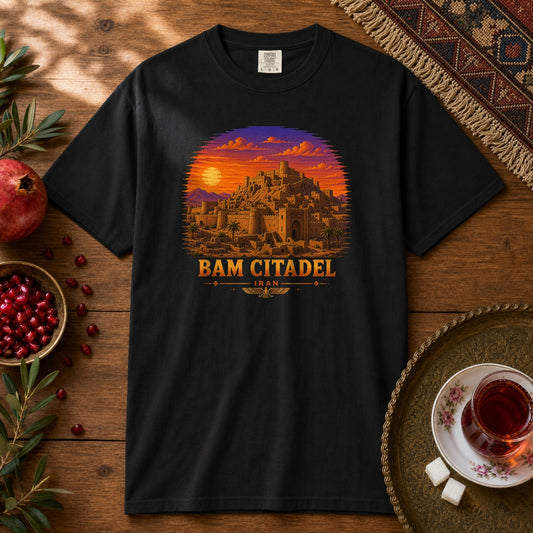 Bam Citadel - Pixel Art Premium Tee - Black
