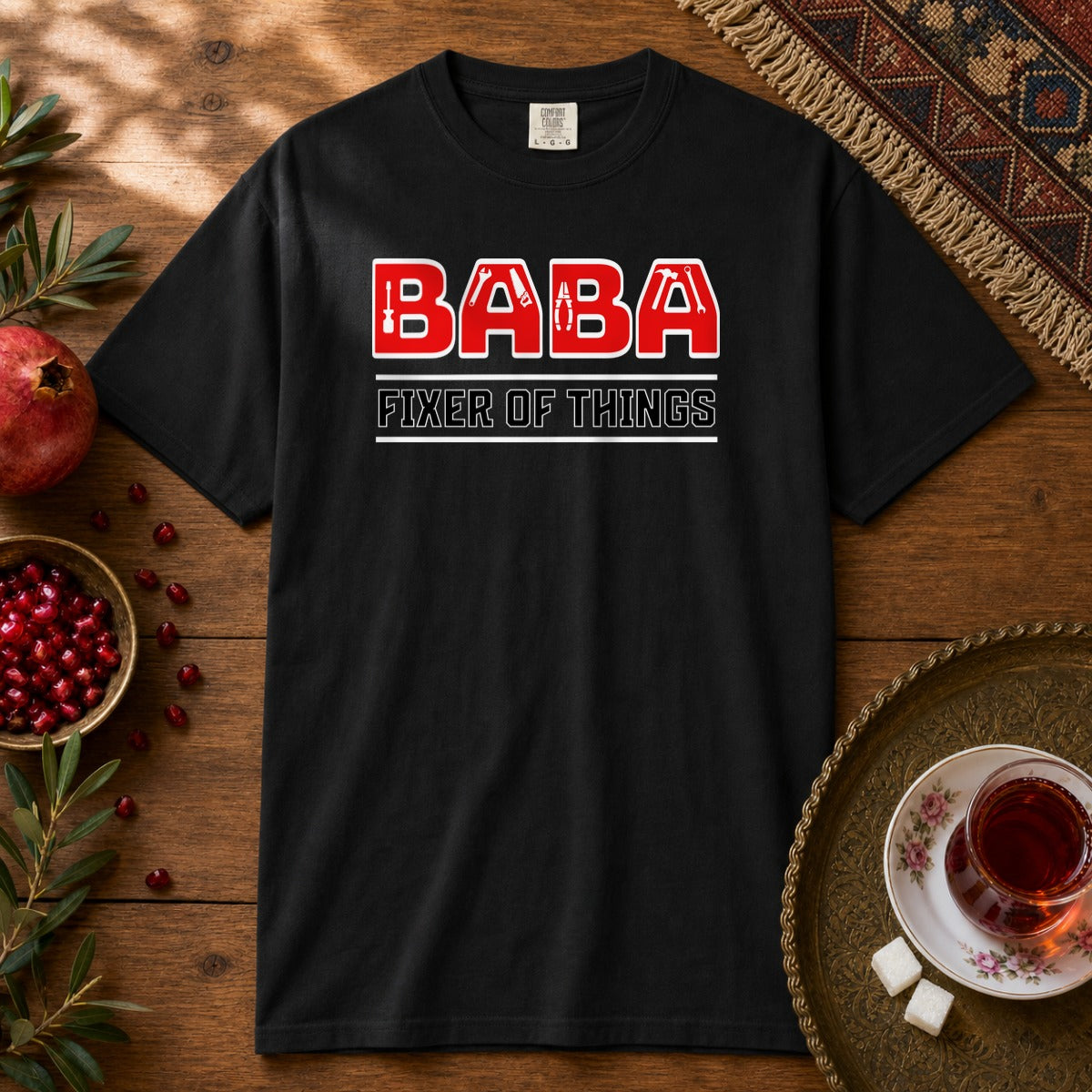 Fixer Baba Premium Tee - Black