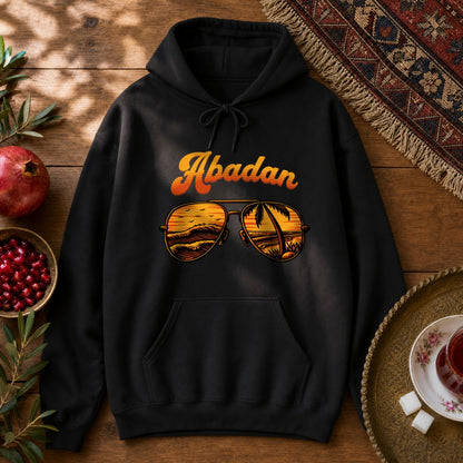 Abadan Sunglasses Hoodie - Black