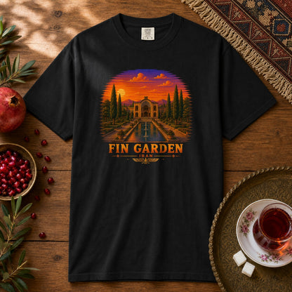 Fin Garden - Pixel Art Premium Tee - Black