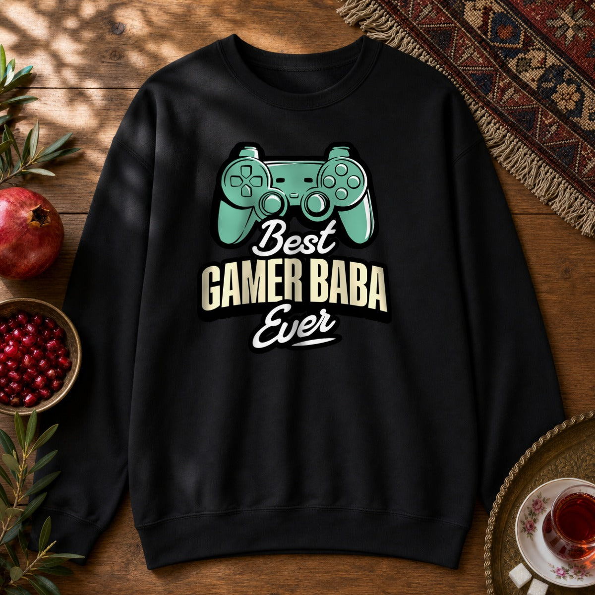Gamer Baba Sweatshirt - Black