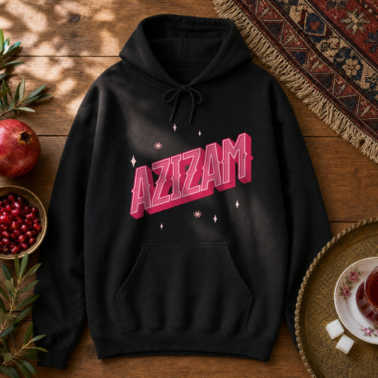 Azizam Vintage Hoodie - Black