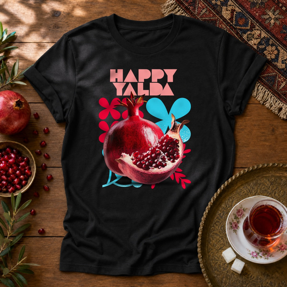 Happy Yalda Unisex T-Shirt - Black