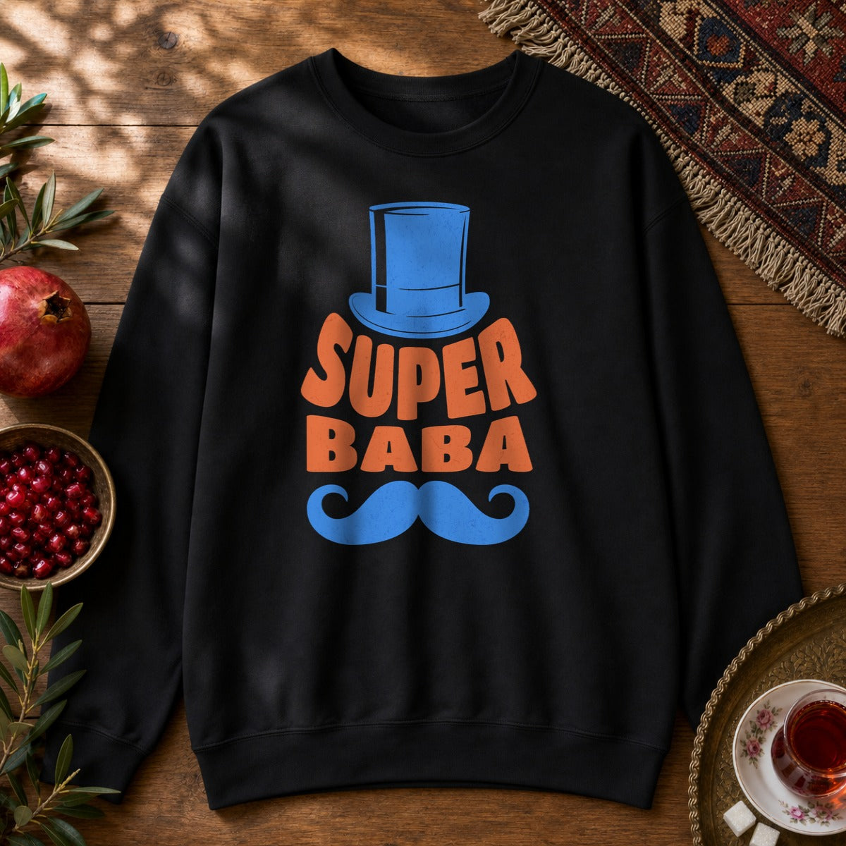 Super Baba Sweatshirt - Black