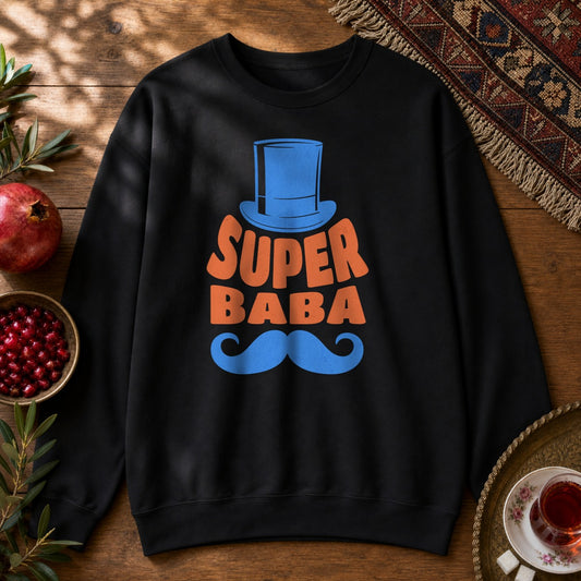 Super Baba Sweatshirt - Black