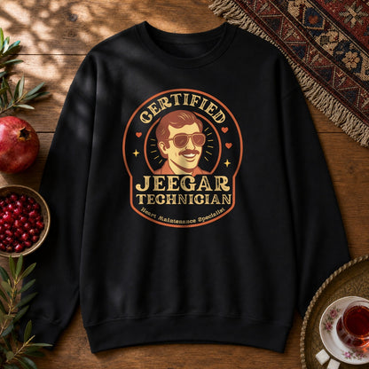 Certified Jeegar Technician Sweatshirt - Black