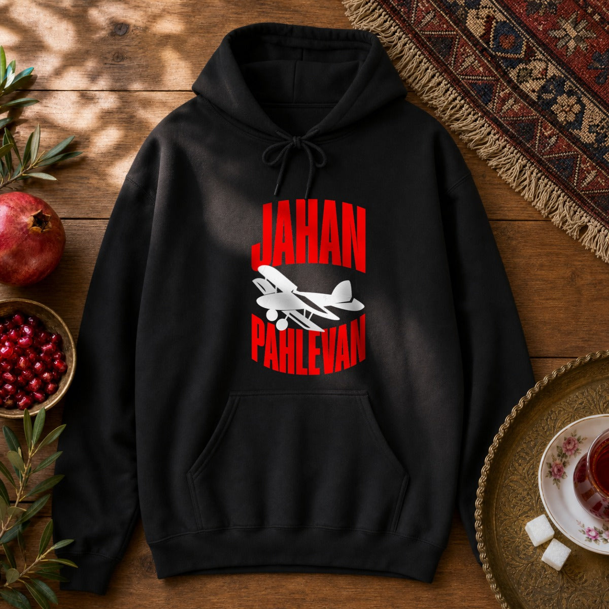 Jahan Pahlevan Hoodie - Black
