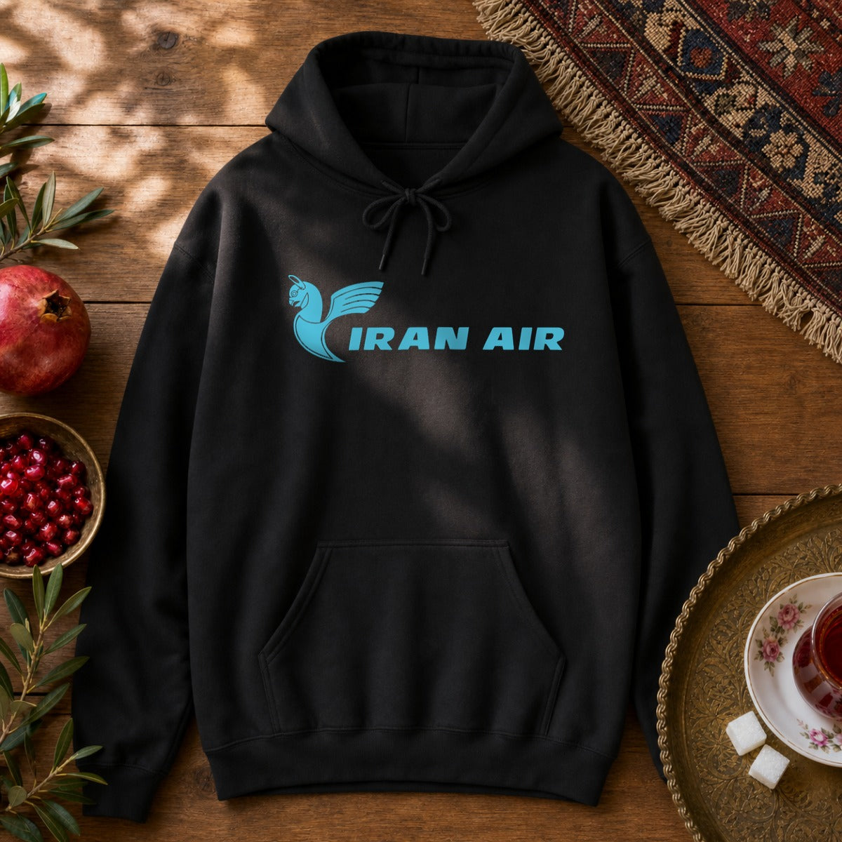 Iran Air Hoodie - Black