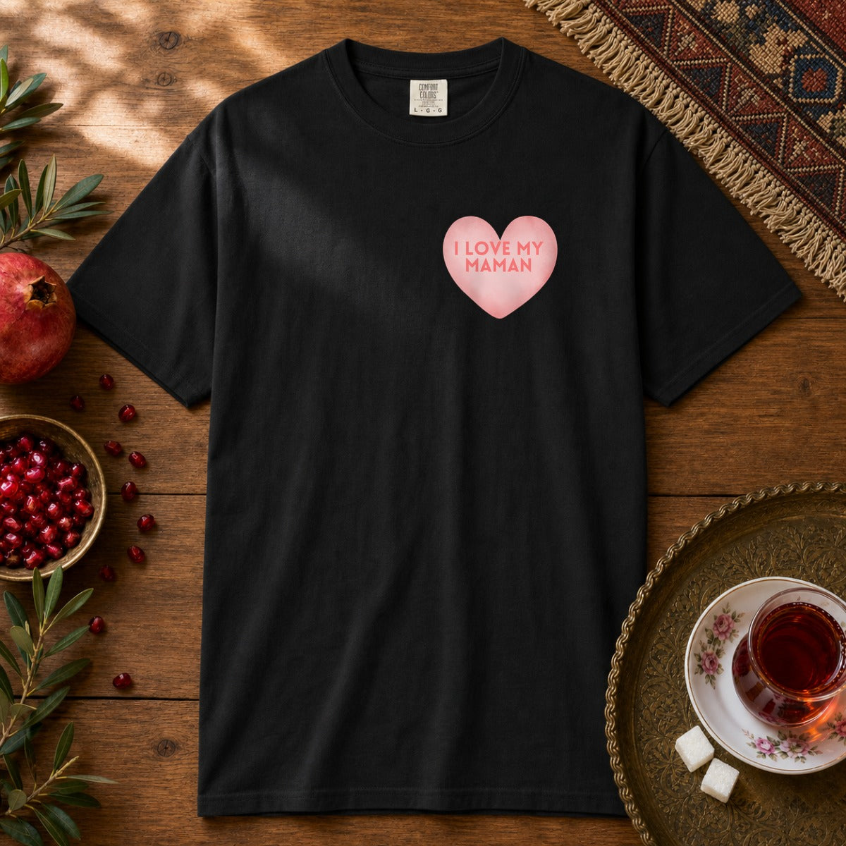 I love my Maman Premium Tee - Black
