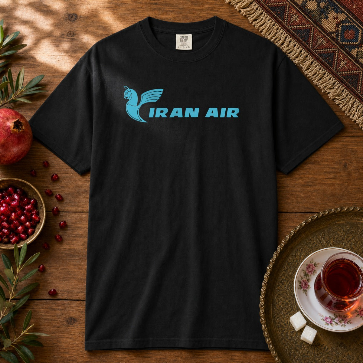 Iran Air Premium Tee - Black