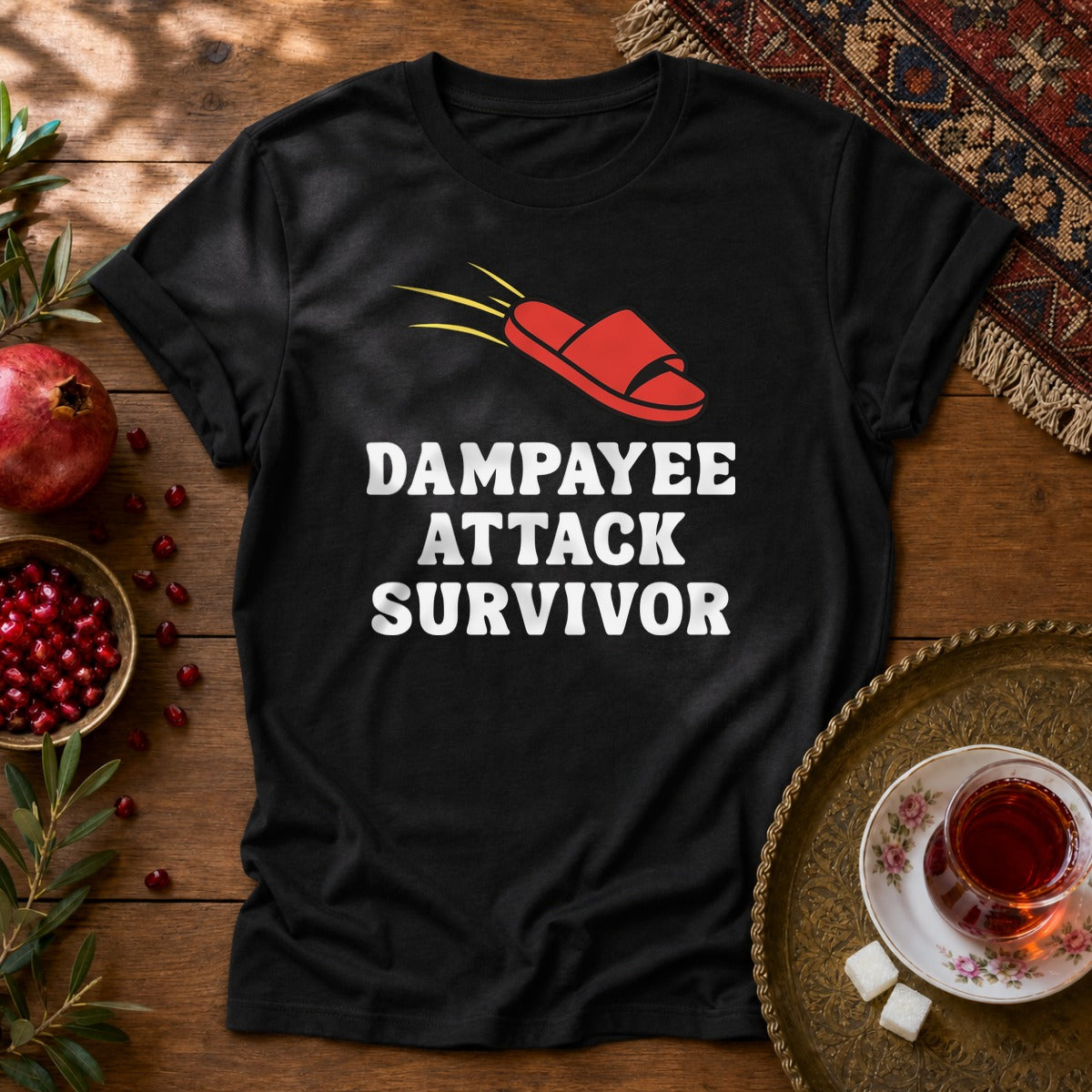 Dampayee Attack Survivor Unisex T-Shirt - Black