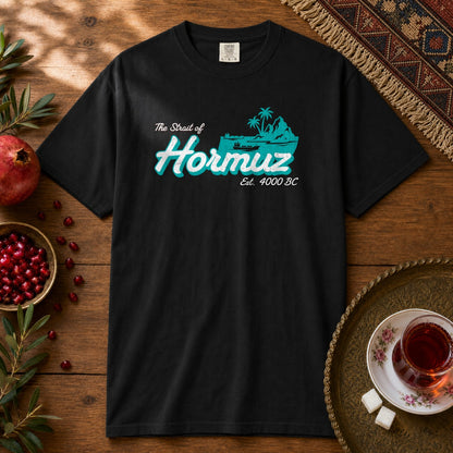 Strait of Hormuz Scene Premium Tee - Black