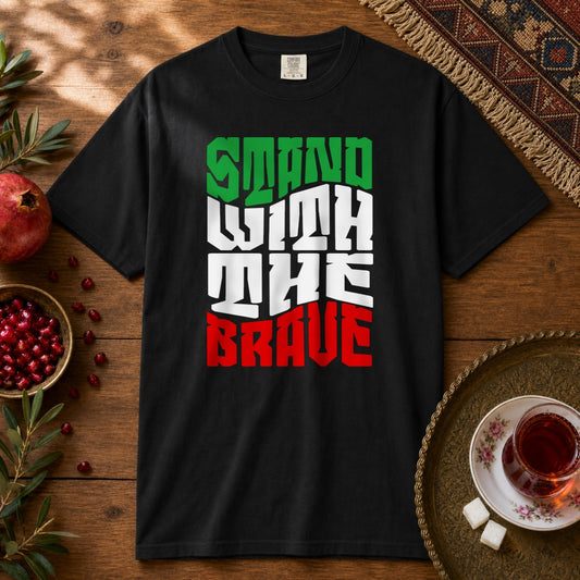 Stand with the Brave Premium Tee - Black