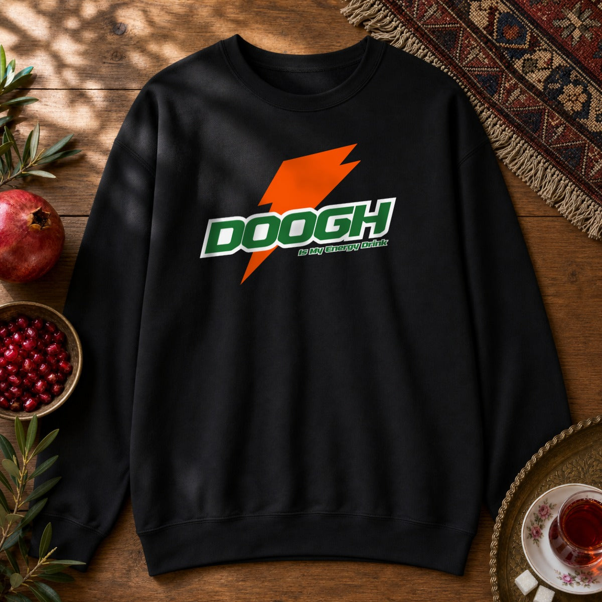 Doogh is My Energy Drink Sweatshirt - Black